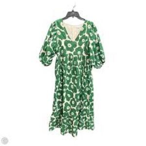 Karlie Green and White Floral Dress